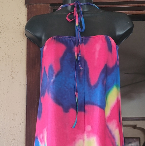 Multi-Color Halter Sundress - Picture 6 of 6
